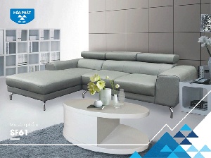 Sofa da Hòa Phát cao cấp SF61