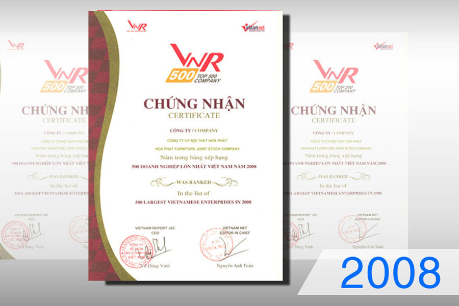 Vietnam Report xếp hạng nội thất Hòa Phát nằm trong top 500 doanh nghiệp lớn nhất Việt Nam - 3